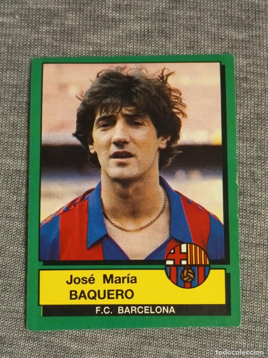 Cromos de f&uacute;tbol: F&uacute;tbol 90 panini BAKERO N&deg;50 BARCELONA nunca pegado