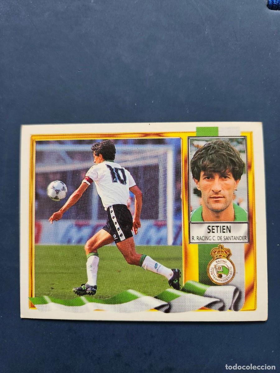 Cromos de f&uacute;tbol: SETIEN RACING SANTANDER LIGA ESTE 95 96 1995 1996 SIN PEGAR NUNCA PEGADO