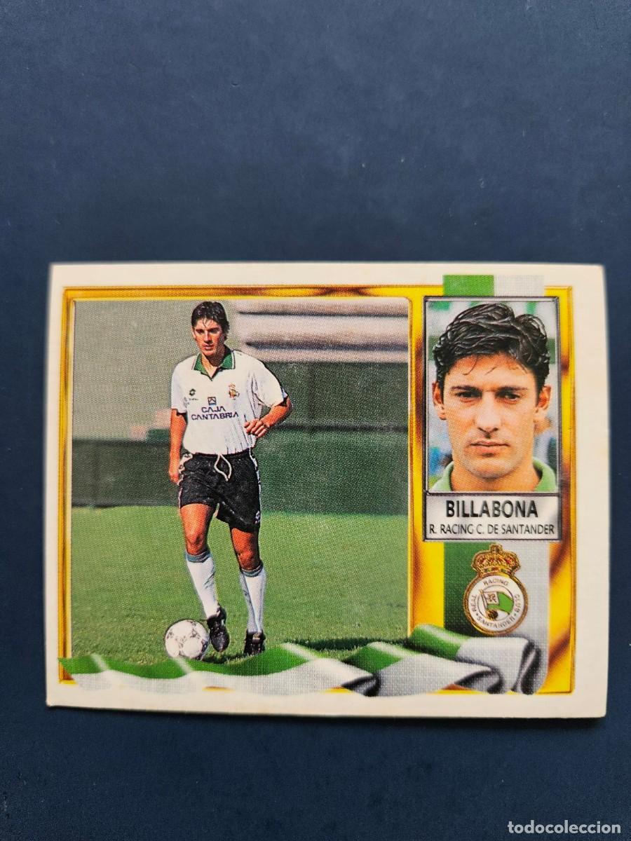 Cromos de f&uacute;tbol: BILLABONA RACING SANTANDER LIGA ESTE 95 96 1995 1996 SIN PEGAR NUNCA PEGADO