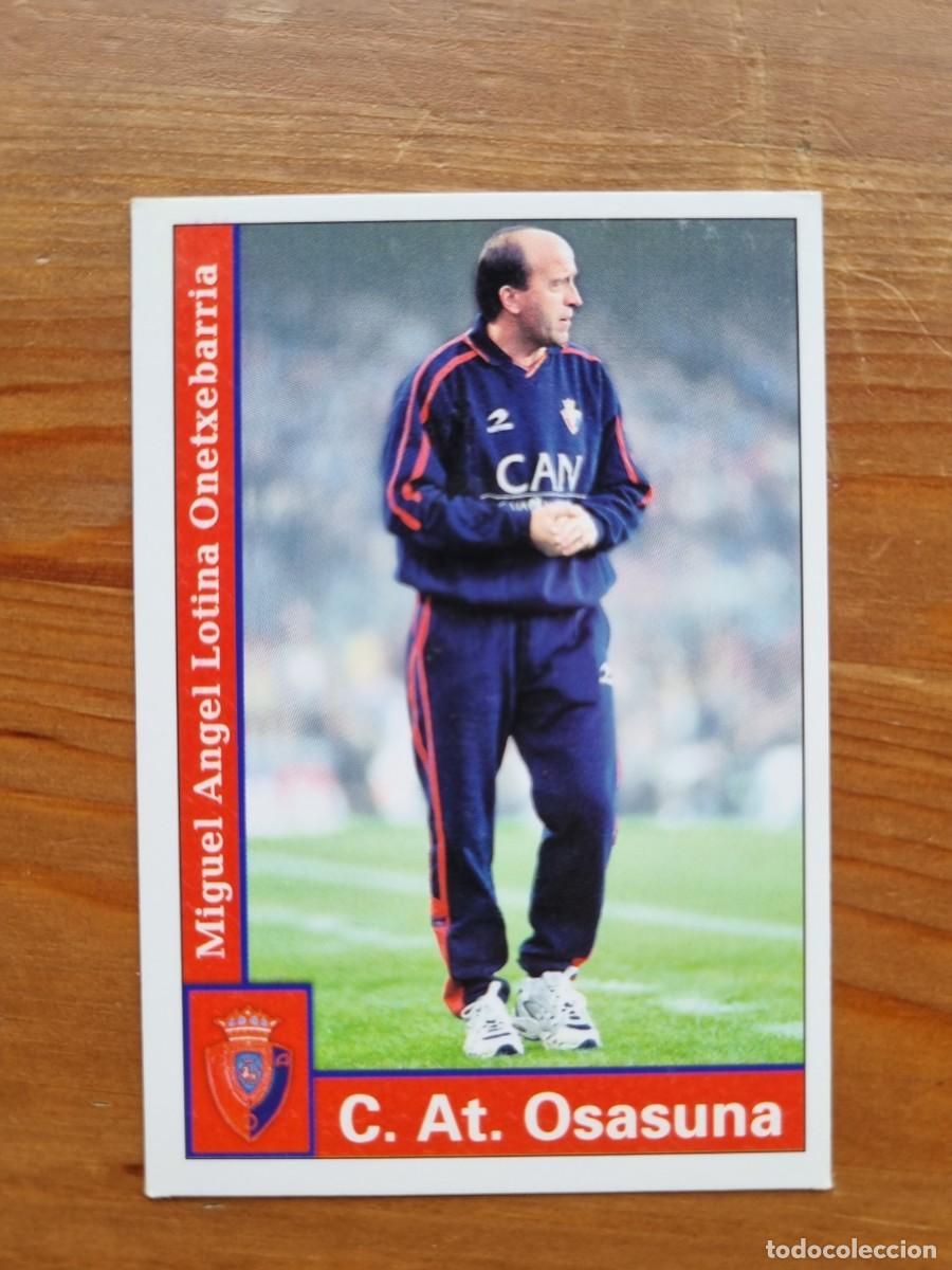 Cromos de f&uacute;tbol: 296 LOTINA (CA Osasuna). Las Fichas de la Liga 2001 2002 01 02 (Mundicromo)