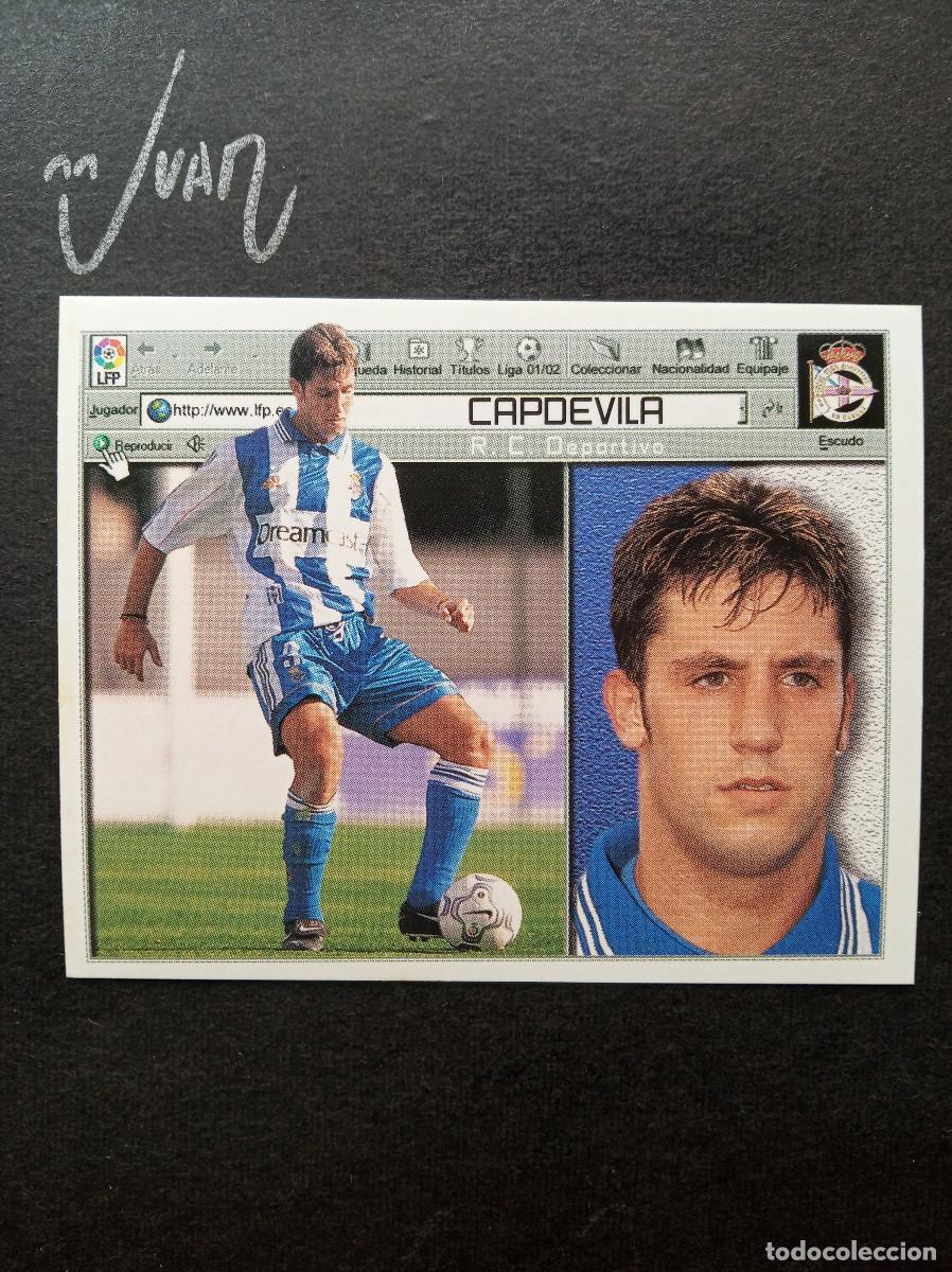 Cromos de f&uacute;tbol: CAPDEVILA DEPORTIVO LA CORU&Ntilde;A ⚽ COLECCIONES ESTE &reg; 2001 2002 LIGA FUTBOL 01 02 SIN PEGAR NUNCA NUEVO