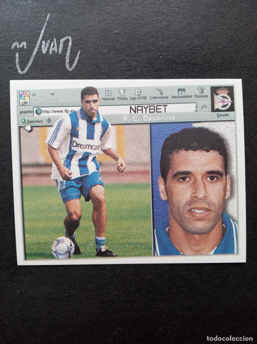 Cromos de f&uacute;tbol: NAYBET DEPORTIVO CORU&Ntilde;A ⚽ COLECCIONES ESTE &reg; 2001 2002 LIGA FUTBOL 01 02 SIN PEGAR NUNCA NUEVO