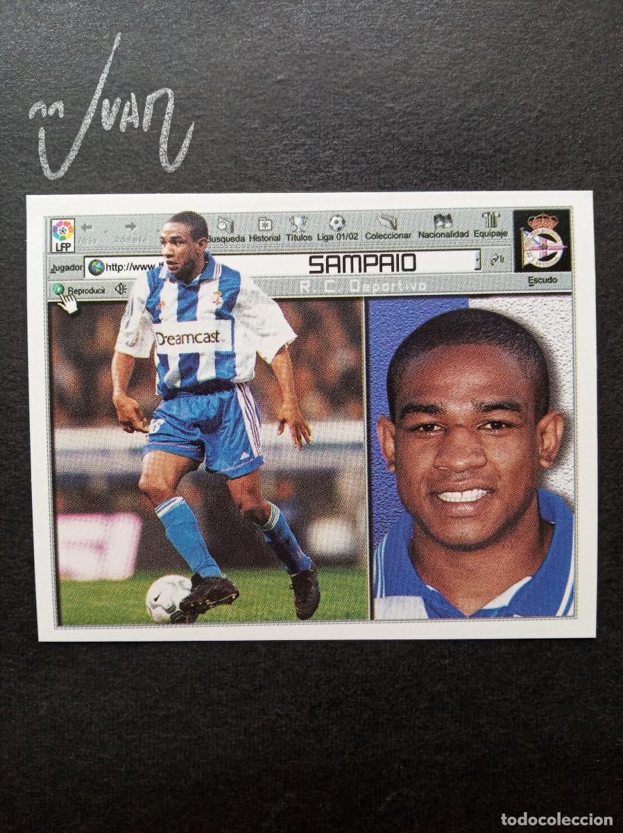 Cromos de f&uacute;tbol: SAMPAIO DEPORTIVO CORU&Ntilde;A ⚽ COLECCIONES ESTE &reg; 2001 2002 LIGA FUTBOL 01 02 SIN PEGAR NUNCA NUEVO
