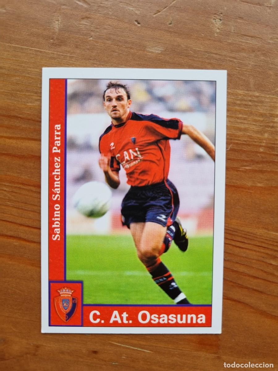 Cromos de f&uacute;tbol: 314 SABINO (CA Osasuna). Las Fichas de la Liga 2001 2002 01 02 (Mundicromo)