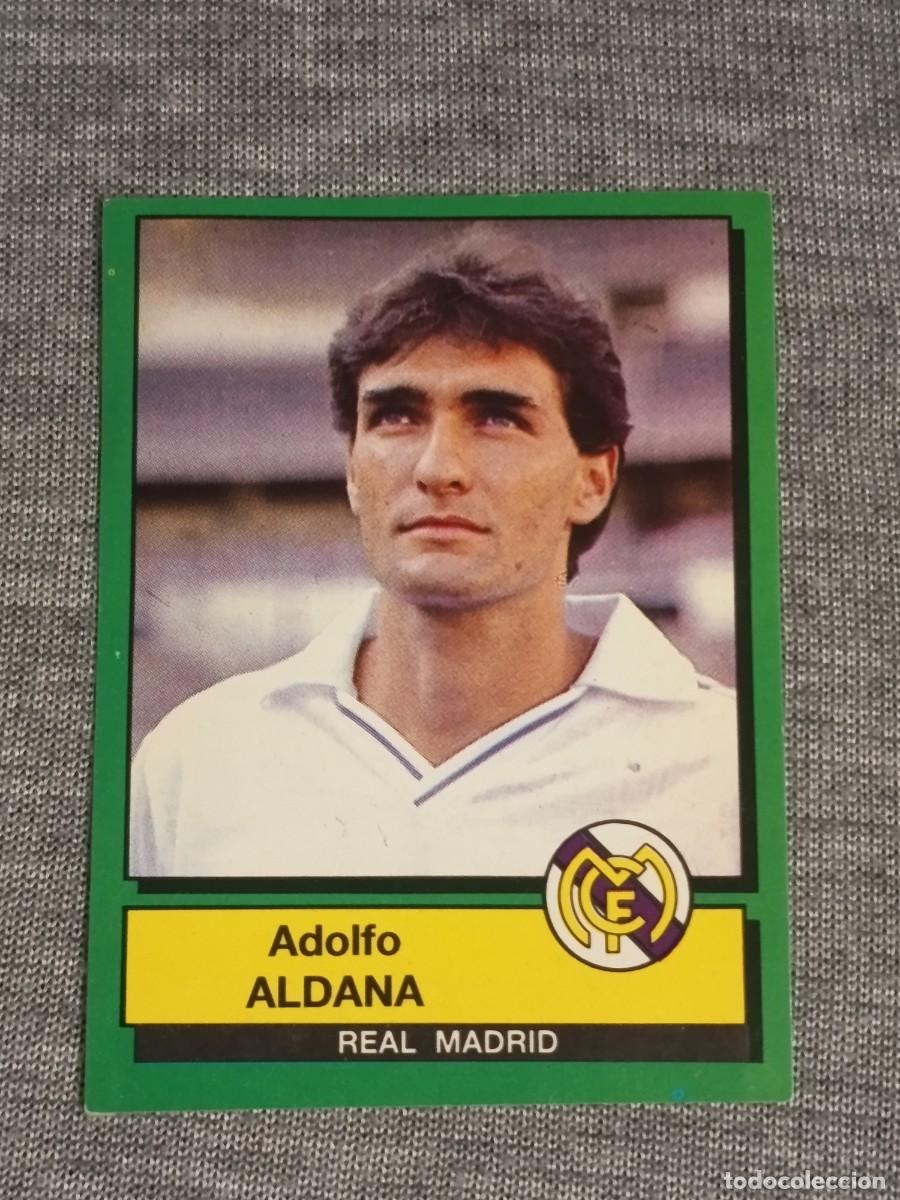 Cromos de f&uacute;tbol: F&uacute;tbol 90 panini ALDANA N&deg;136 REAL MADRID nunca pegado