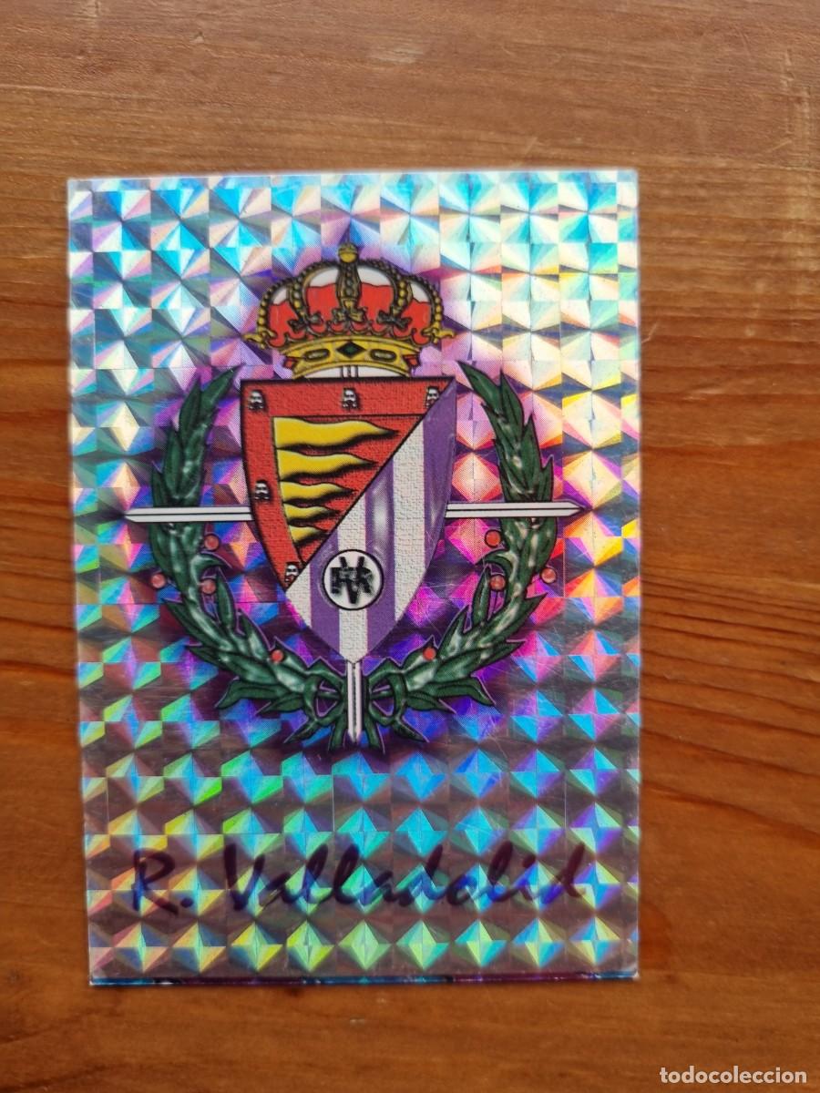 Cromos de f&uacute;tbol: 316 ESCUDO (Real Valladolid). Las Fichas de la Liga 2001 2002 01 02 (Mundicromo)