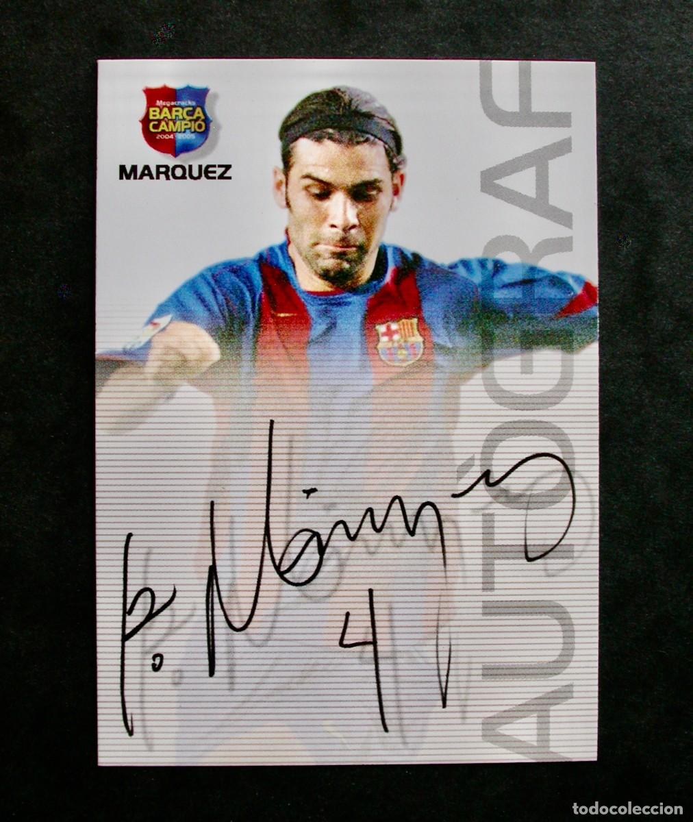 Cromos de f&uacute;tbol: 70 M&Aacute;RQUEZ / FC BARCELONA / MEGACRACKS BAR&Ccedil;A CAMPI&Oacute; 2004-2005 04-05 / PANINI
