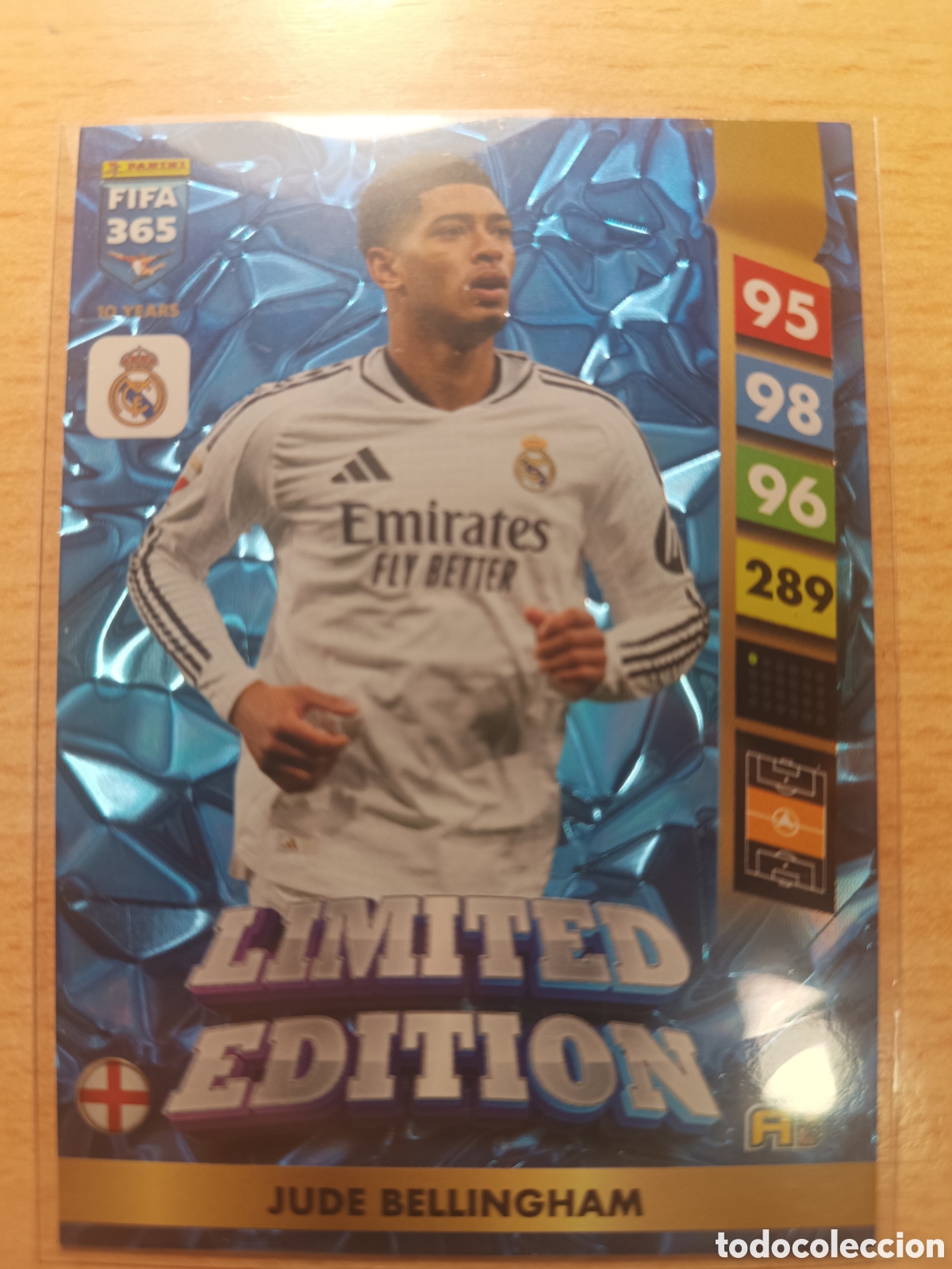 Cromos de f&uacute;tbol: JUDE BELLINGHAM LIMITED EDITION REAL MADRID FIFA 365 2024 2025 PANINI 24 25