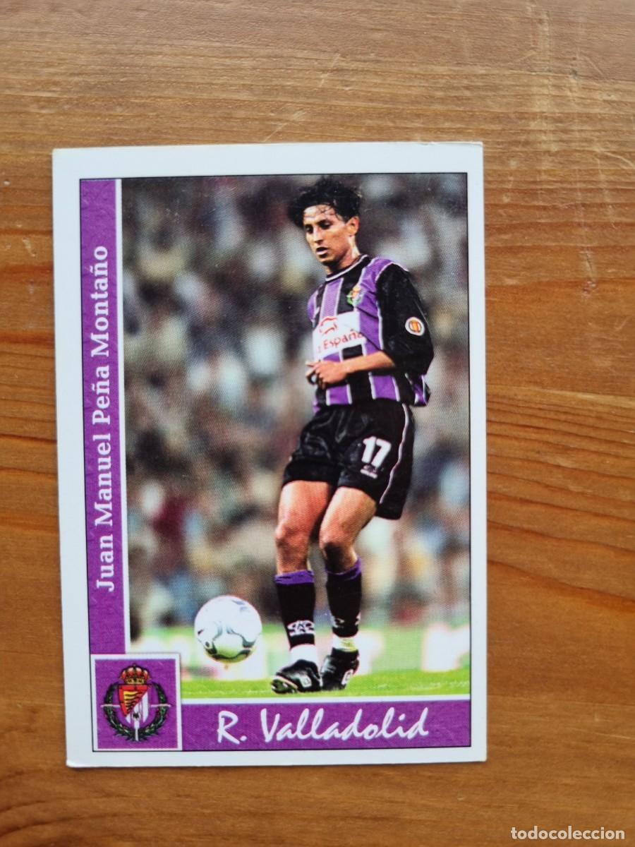 Cromos de f&uacute;tbol: 322 PE&Ntilde;A (Real Valladolid). Las Fichas de la Liga 2001 2002 01 02 (Mundicromo)