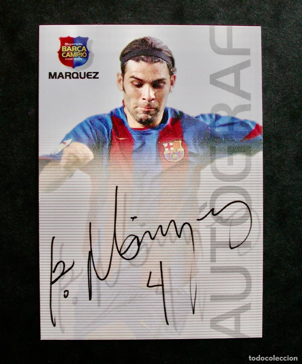 Cromos de f&uacute;tbol: 70 M&Aacute;RQUEZ / FC BARCELONA / MEGACRACKS BAR&Ccedil;A CAMPI&Oacute; 2004-2005 04-05 / PANINI