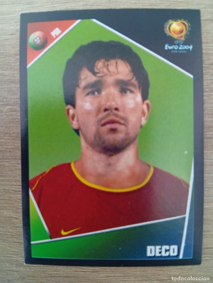 Cromos de f&uacute;tbol: DECO 19 PORTUGAL EURO 2004 PORTUGAL NUNCA PEGADO SIN PEGAR