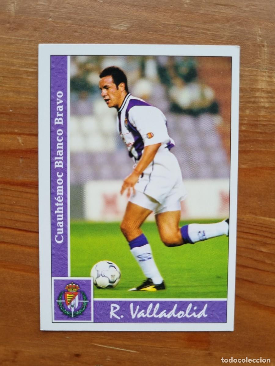Football Stickers: 327 BLANCO (Real Valladolid). Las Fichas de la Liga 2001 2002 01 02 (Mundicromo)