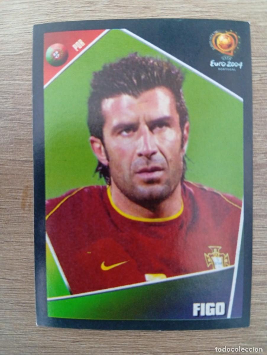 Cromos de Futebol: FIGO 20 PORTUGAL EURO 2004 PORTUGAL NUNCA PEGADO SIN PEGAR