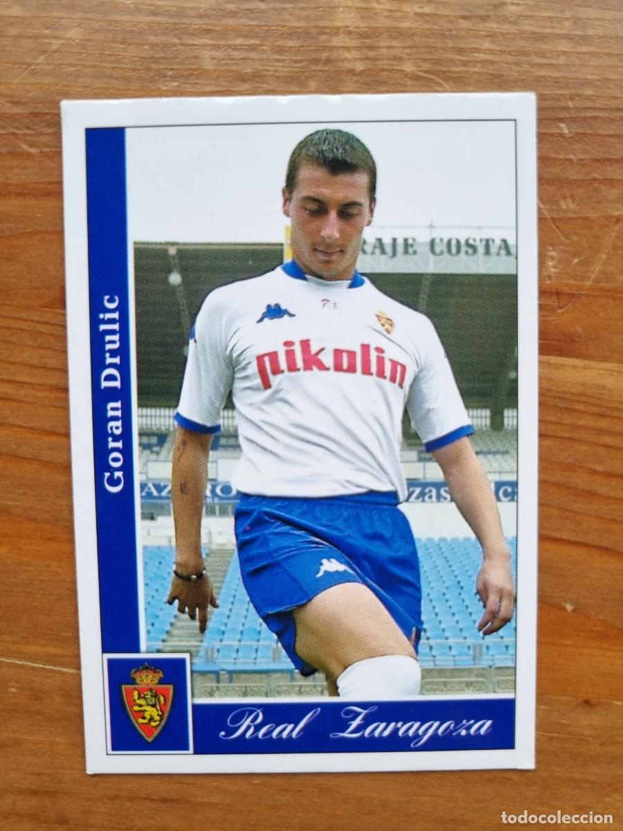 Cromos de Futebol: 352 DRULIC (Real Zaragoza). Las Fichas de la Liga 2001 2002 01 02 (Mundicromo)