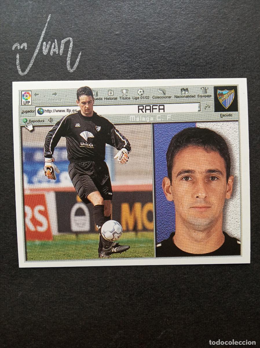 Cromos de Futebol: RAFA MALAGA CF ⚽ COLECCIONES ESTE &reg; 2001 2002 LIGA FUTBOL 01 02 SIN PEGAR NUNCA PEGADO NUEVO