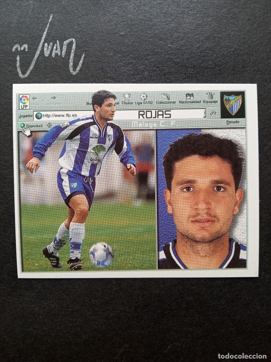 Cromos de Futebol: ROJAS MALAGA CF ⚽ COLECCIONES ESTE &reg; 2001 2002 LIGA FUTBOL 01 02 SIN PEGAR NUNCA PEGADO NUEVO