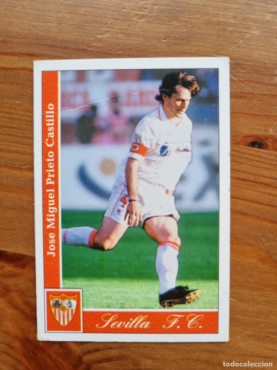 Cromos de f&uacute;tbol: 363 PRIETO (Sevilla FC). Las Fichas de la Liga 2001 2002 01 02 (Mundicromo)