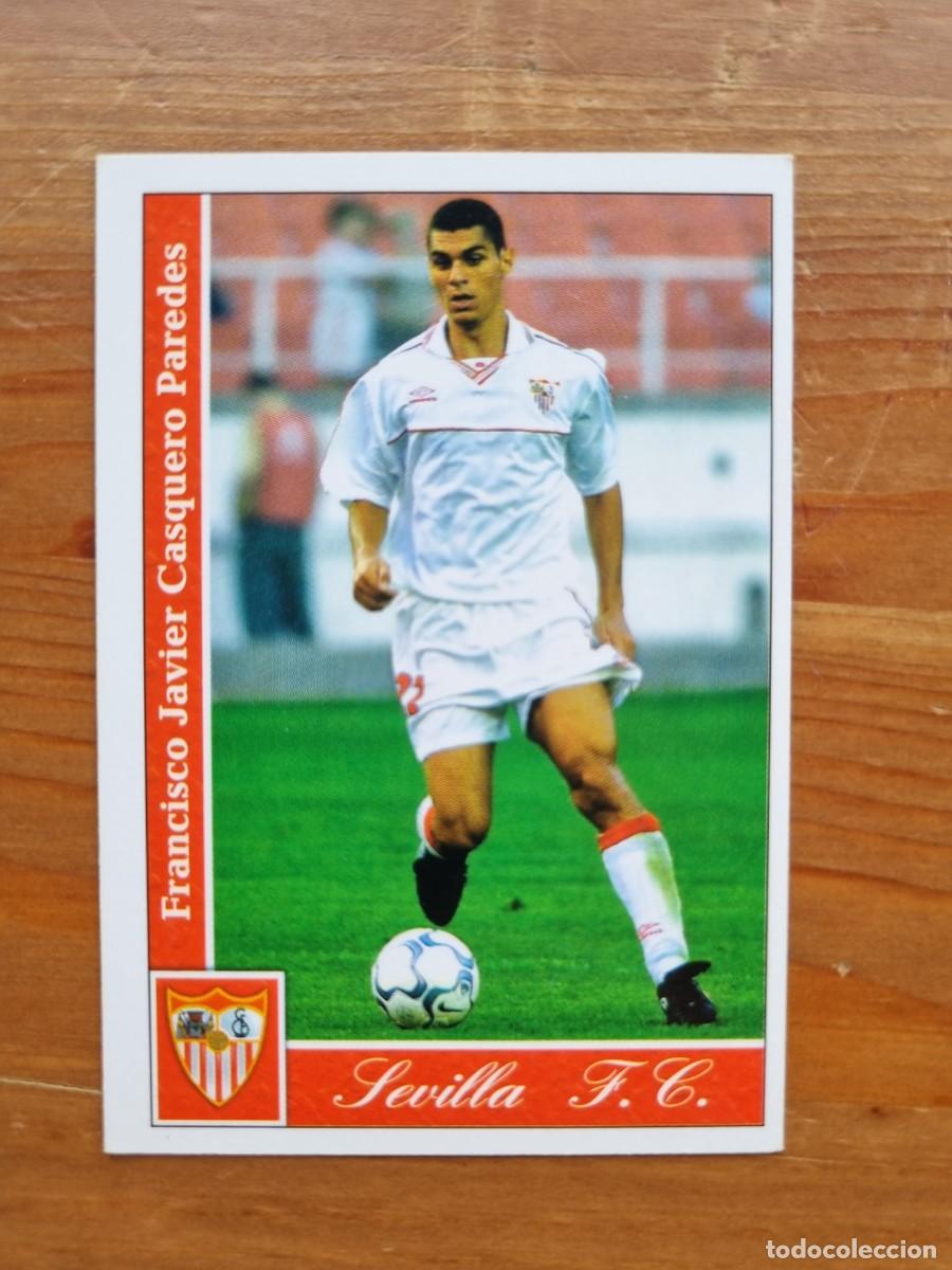 Cromos de f&uacute;tbol: 367 CASQUERO (Sevilla FC). Las Fichas de la Liga 2001 2002 01 02 (Mundicromo)