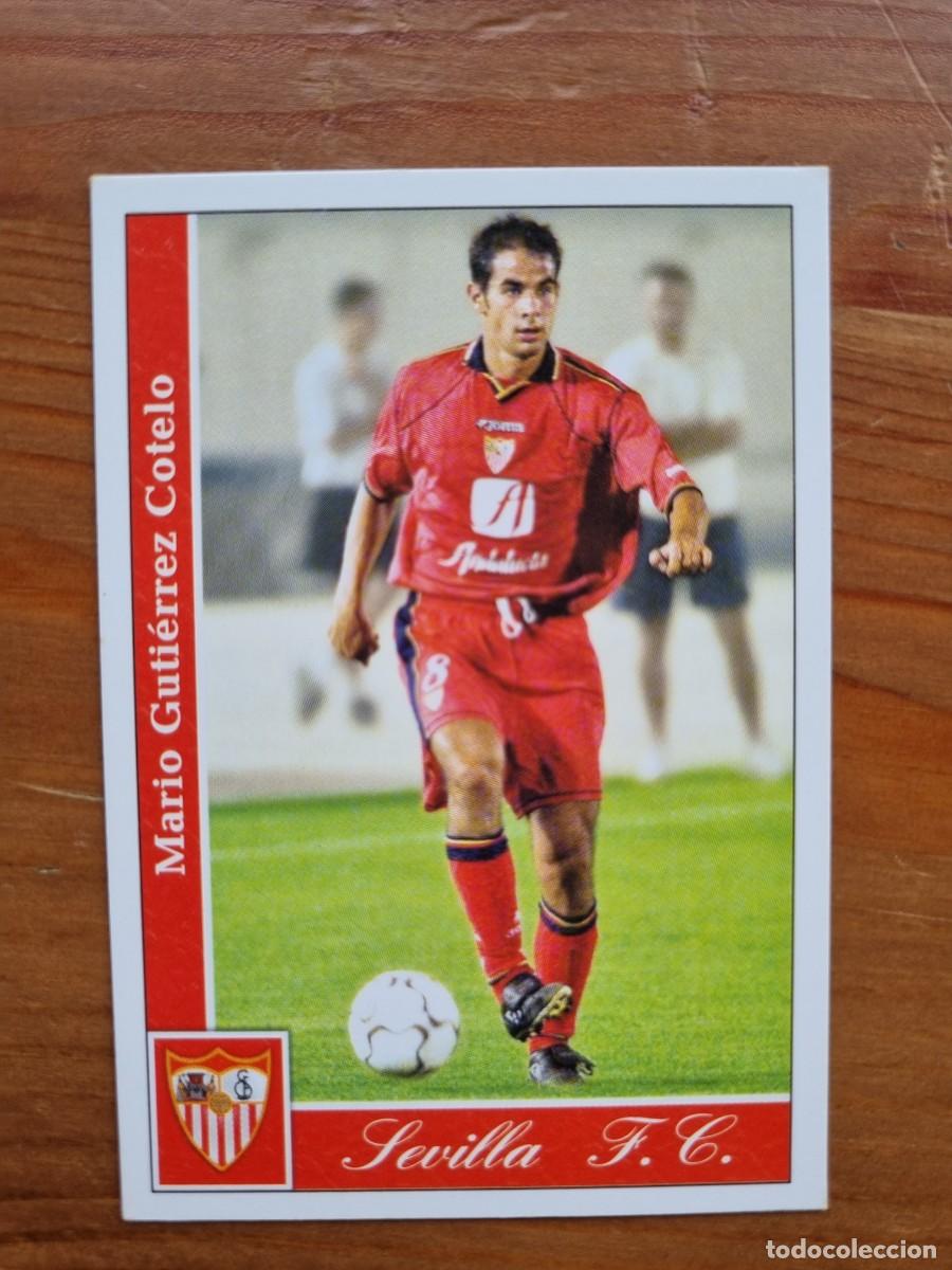 Cromos de f&uacute;tbol: 368 MARIO (Sevilla FC). Las Fichas de la Liga 2001 2002 01 02 (Mundicromo)