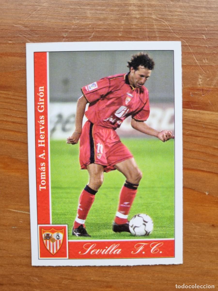Cromos de f&uacute;tbol: 371 TOM&Aacute;S (Sevilla FC). Las Fichas de la Liga 2001 2002 01 02 (Mundicromo)