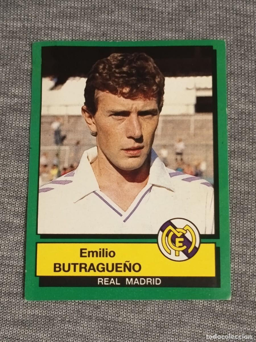 Cromos de f&uacute;tbol: F&uacute;tbol 90 panini BUTRAGUE&Ntilde;O N&deg;141 REAL MADRID nunca pegado