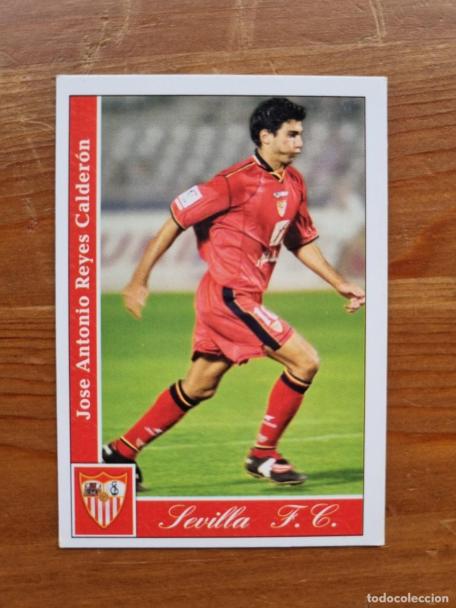 Cromos de f&uacute;tbol: 376 REYES (Sevilla FC). Las Fichas de la Liga 2001 2002 01 02 (Mundicromo)