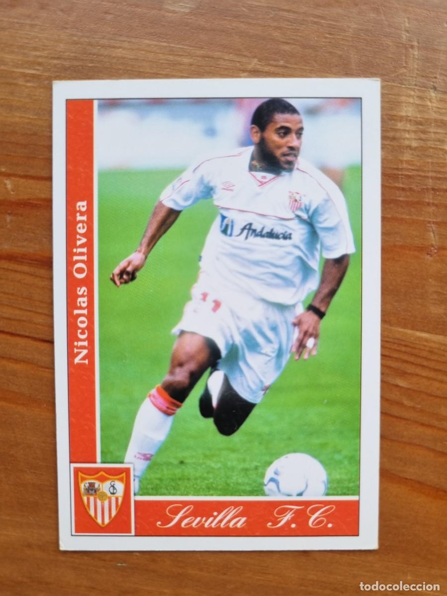 Cromos de f&uacute;tbol: 377 OLIVERA (Sevilla FC). Las Fichas de la Liga 2001 2002 01 02 (Mundicromo)