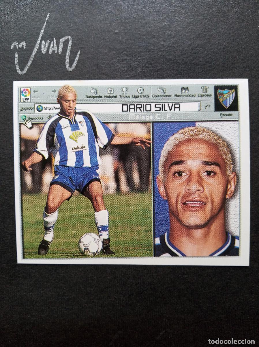 Cromos de f&uacute;tbol: DARIO SILVA MALAGA CF ⚽ COLECCIONES ESTE &reg; 2001 2002 LIGA FUTBOL 01 02 SIN PEGAR NUNCA PEGADO NUEVO
