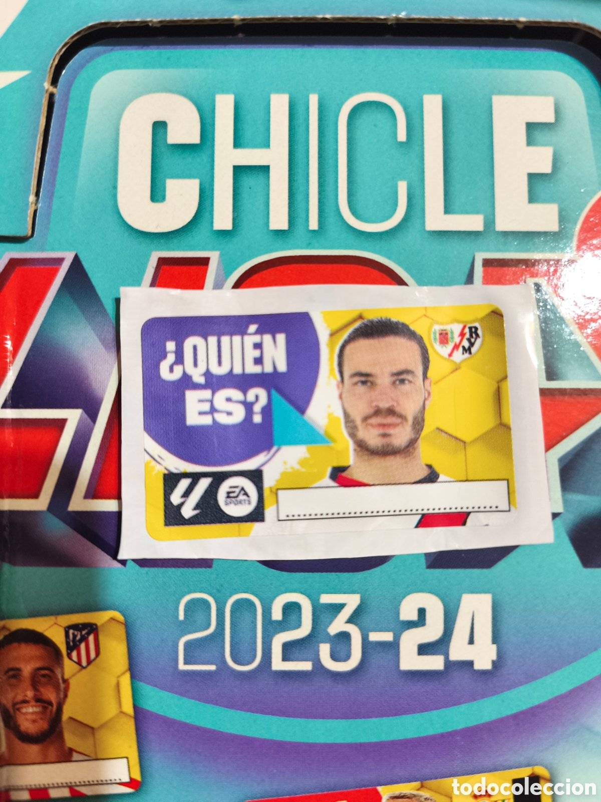 Cromos de f&uacute;tbol: De Tomas &iquest;QUIEN ES? Chicle liga este 23/24 Rayo Vallecano