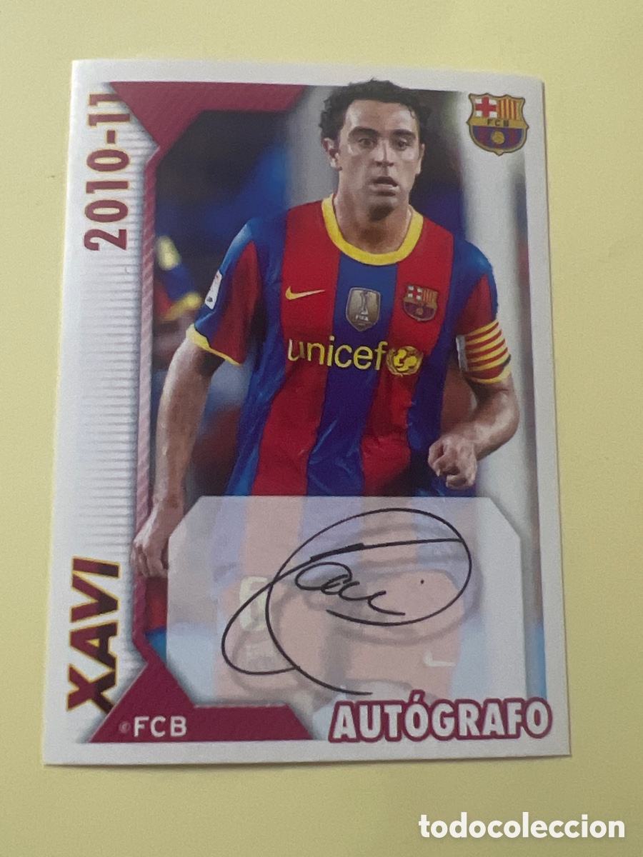Cromos de f&uacute;tbol: C3233. 89 XAVI BARCELONA PANINI COLECCION OFICIAL 2010 2011 10 11 - SIN PEGAR -