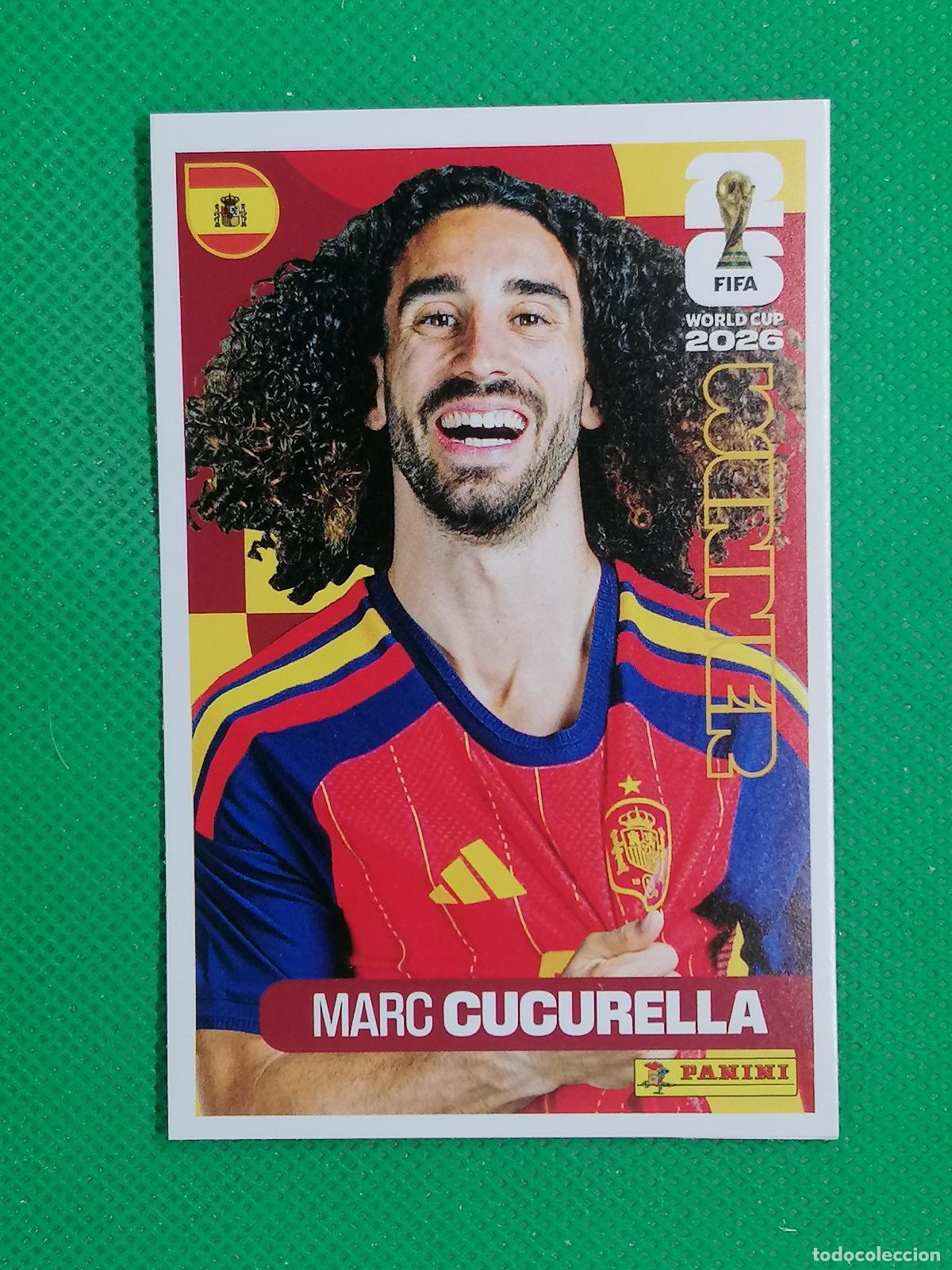 Cromos de f&uacute;tbol: 25 MARC CUCURELLA ESPA&Ntilde;A WINNER POSTER ⚽ PANINI FIFA MUNDIAL WORLD CUP 26 2026 STICKER ⚽