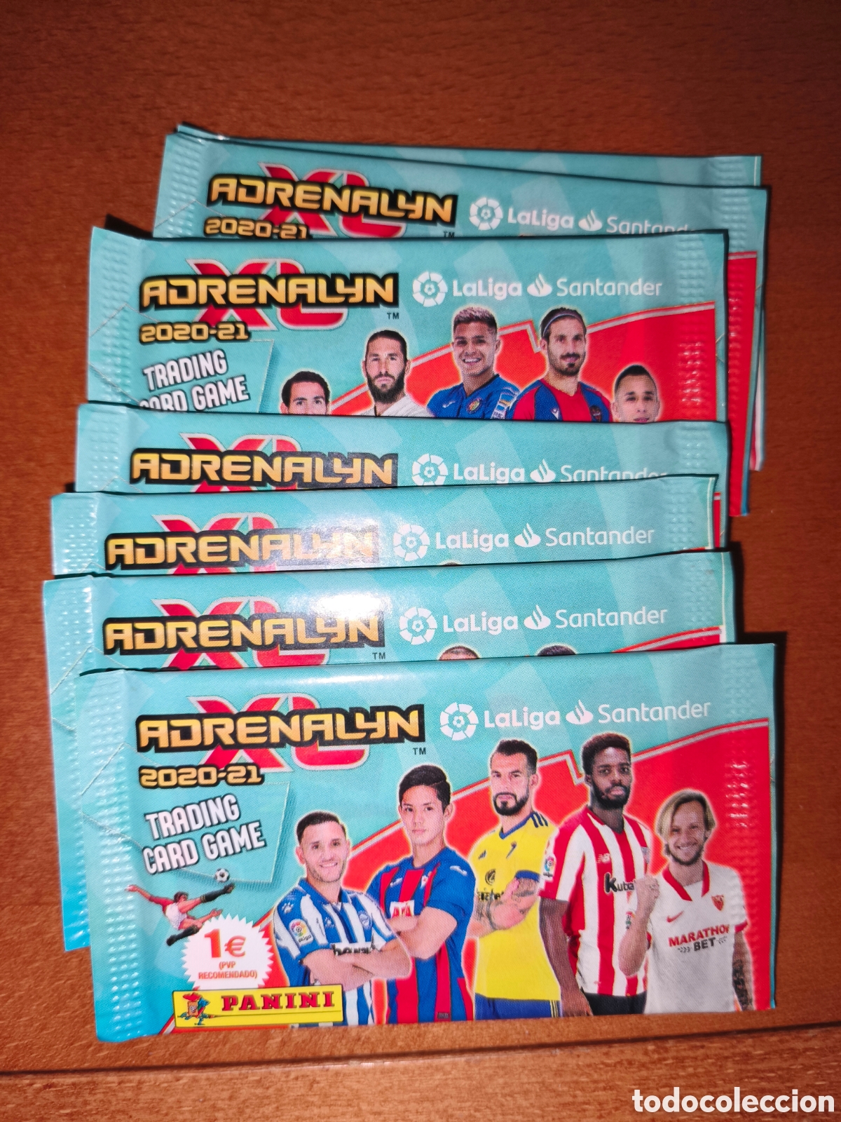 Fu&szlig;ball-Sticker: Lote 30 sobres sin abrir Adrenalyn XL 20/21