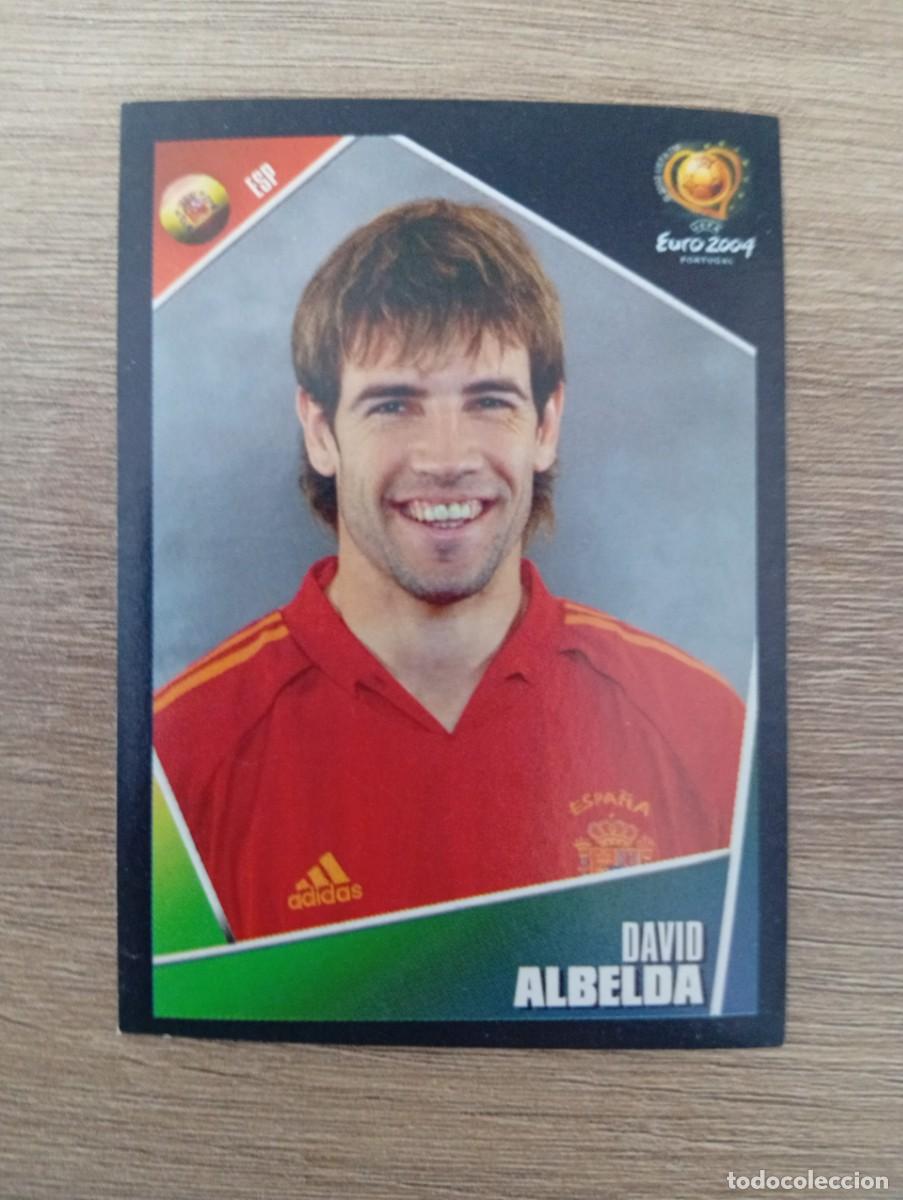 Cartes &agrave; collectionner de Football: DAVID ALBELDA 78 ESPA&Ntilde;A EURO 2004 PORTUGAL NUNCA PEGADO SIN PEGAR