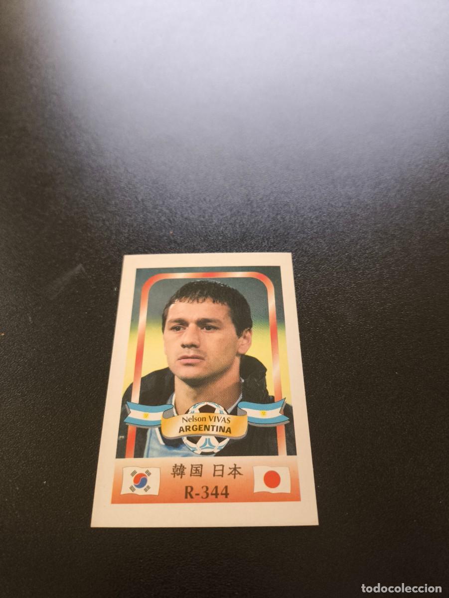 Cartes &agrave; collectionner de Football: 344 Nelson Vivas ARGENTINA MUNDIAL WORLD CUP REYAUCA KOREA JAPAN JAPON 2002 N PANINI LIGA