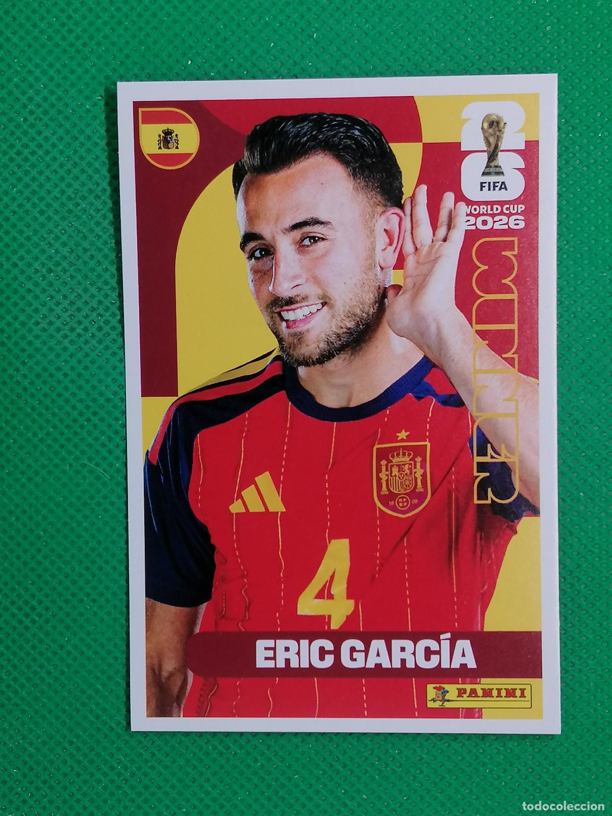 Cromos de f&uacute;tbol: 5 ERIC GARCIA ESPA&Ntilde;A WINNER POSTER ⚽ PANINI FIFA MUNDIAL WORLD CUP 26 2026 STICKER ⚽