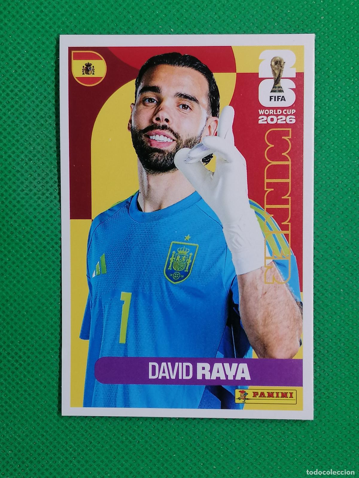Cromos de f&uacute;tbol: 2 DAVID RAYA ESPA&Ntilde;A WINNER POSTER ⚽ PANINI FIFA MUNDIAL WORLD CUP 26 2026 STICKER ⚽