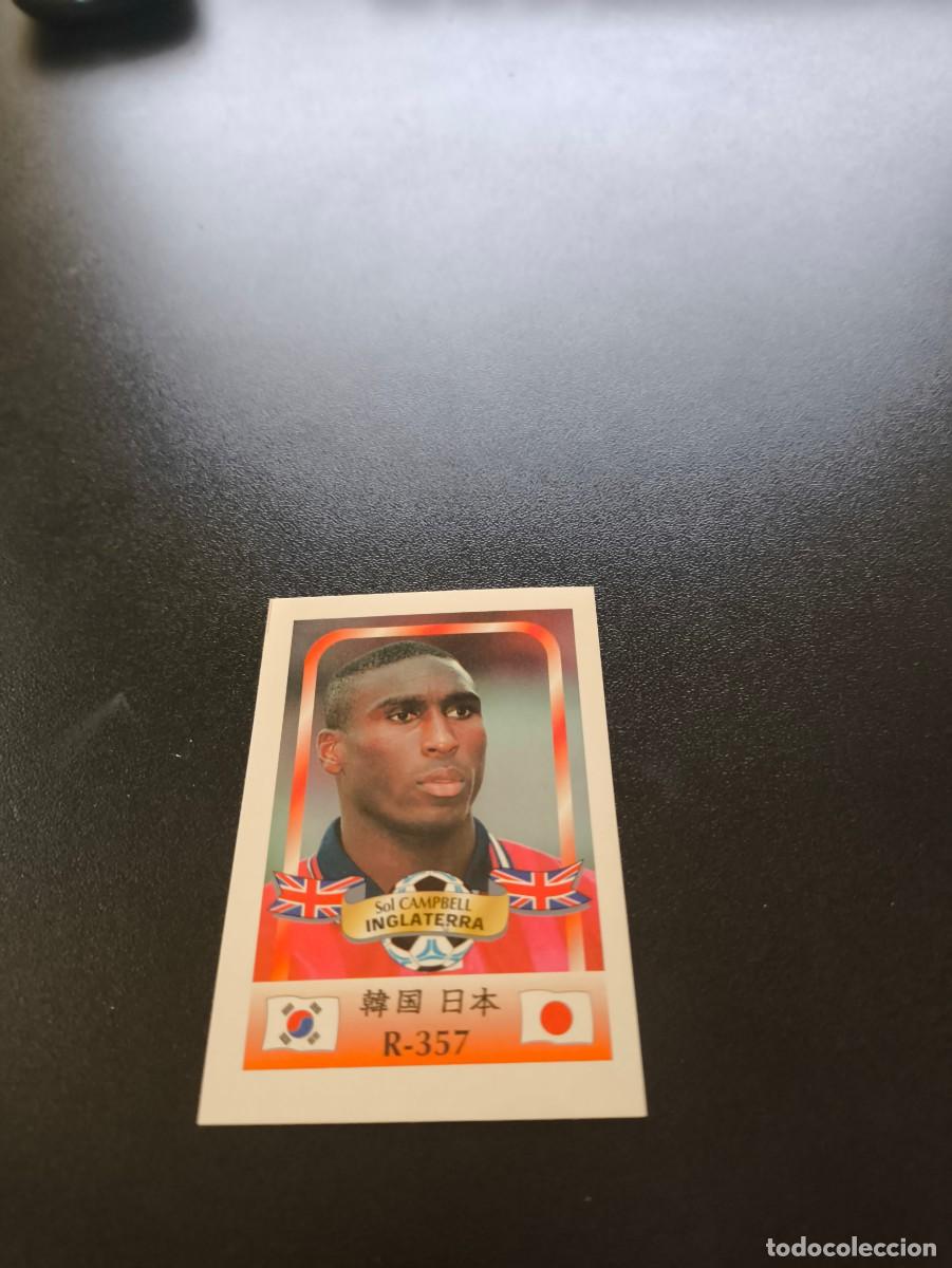 Cromos de f&uacute;tbol: 357 Sol Campbell INGLATERRA ENGLAND MUNDIAL WORLD CUP REYAUCA KOREA JAPAN JAPON 2002 N PANINI LIGA