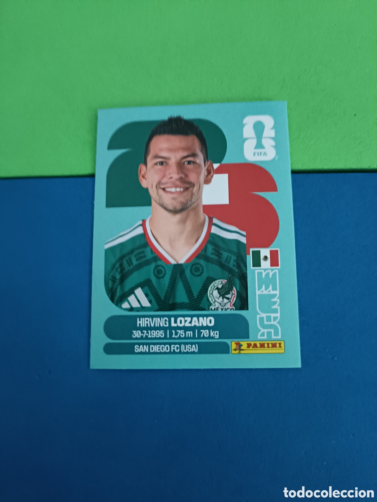 Cromos de f&uacute;tbol: Panini Mundial Fifa World cup 2026 26 sticker - MEX 15 Lozano