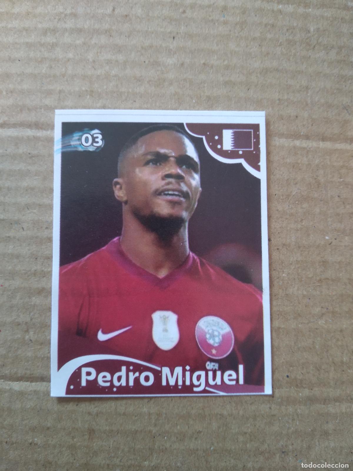 Cromos de f&uacute;tbol: 3 PEDRO MIGUEL QATAR CATAR CROMO FUTBOL MUNDIAL 2022 EDITADO EN BRASIL WORLD CUP COPA DEL MUNDO