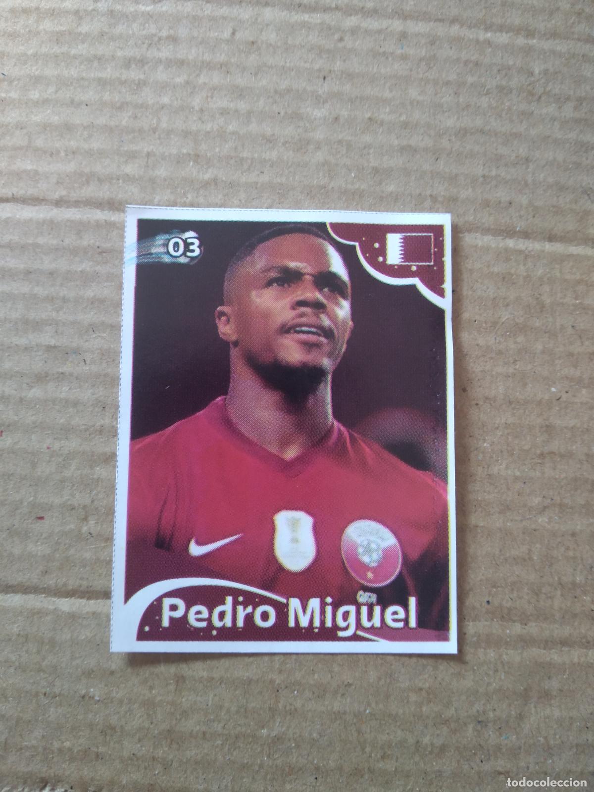 Cromos de f&uacute;tbol: 3 PEDRO MIGUEL QATAR CATAR CROMO FUTBOL MUNDIAL 2022 EDITADO EN BRASIL WORLD CUP COPA DEL MUNDO