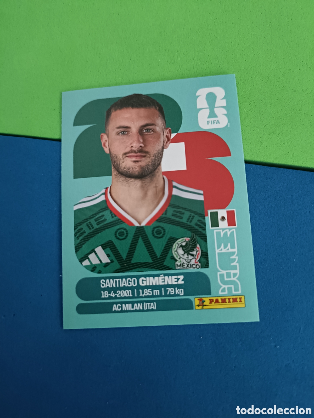 Fu&szlig;ball-Sticker: Panini Mundial Fifa World cup 2026 26 sticker - MEX 15 Gim&eacute;nez