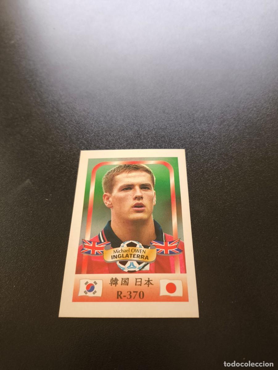 Fu&szlig;ball-Sticker: 370 Michael Owen INGLATERRA ENGLAND MUNDIAL WORLD CUP REYAUCA KOREA JAPAN JAPON 2002 N PANINI LIGA