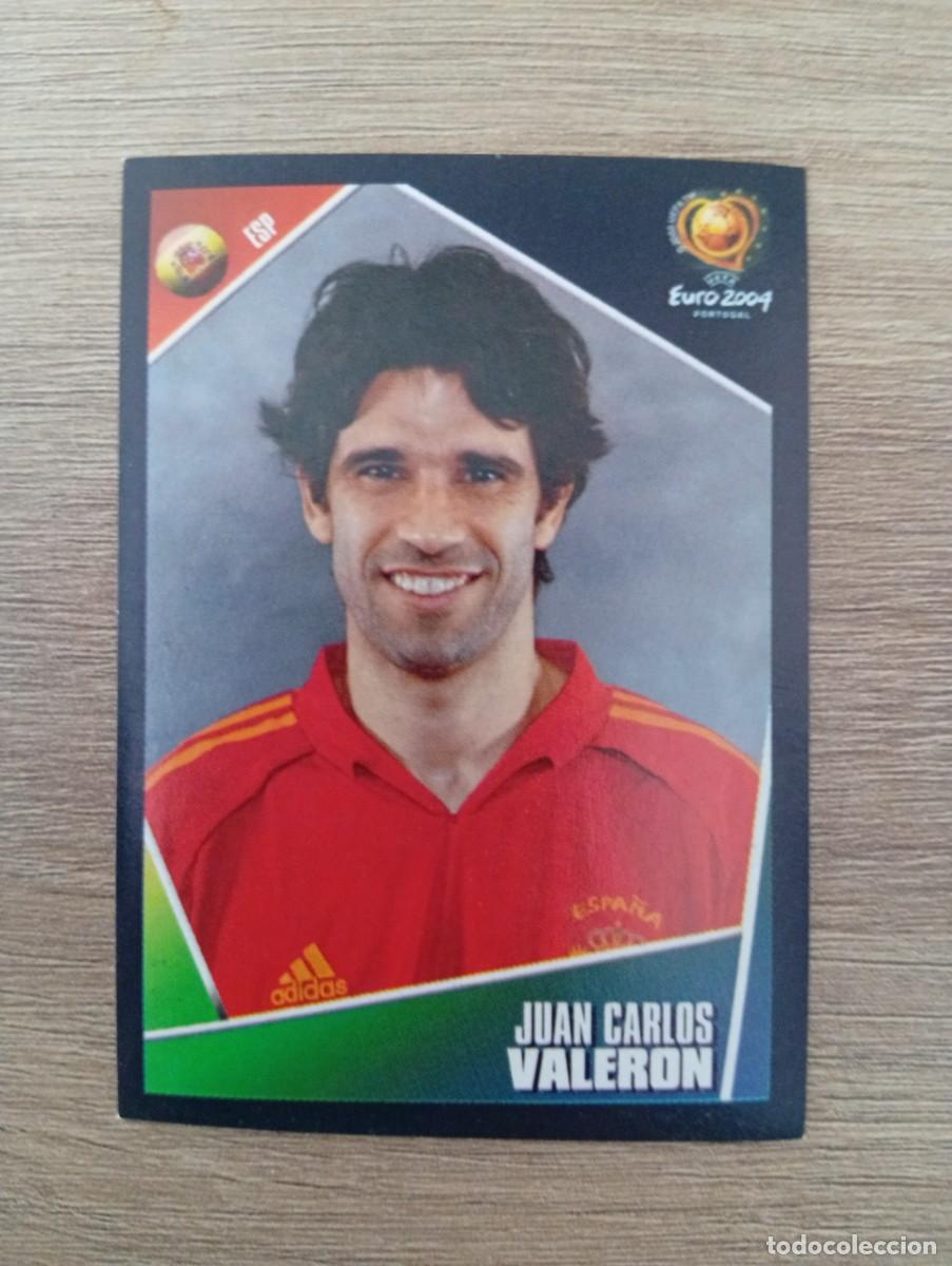 Fu&szlig;ball-Sticker: VALERON 82 ESPA&Ntilde;A EURO 2004 PORTUGAL NUNCA PEGADO SIN PEGAR