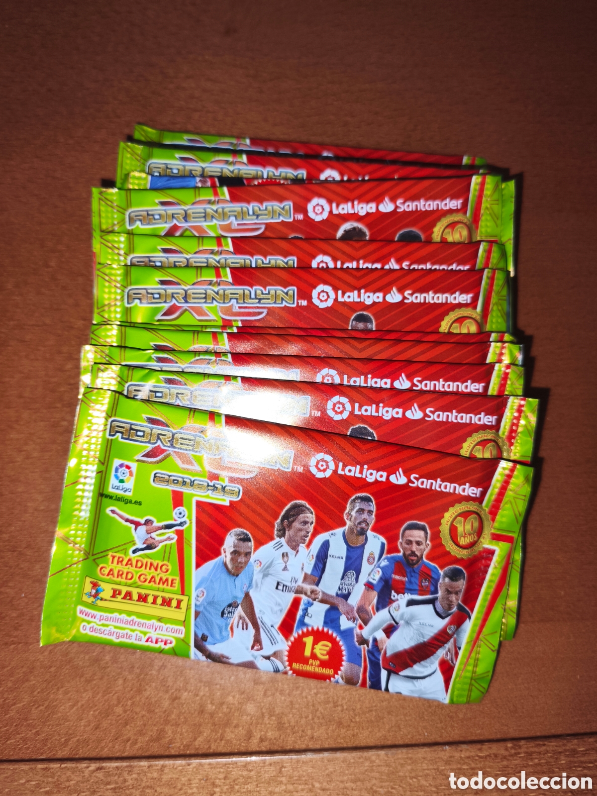 Fu&szlig;ball-Sticker: Lote 30 sobres sin abrir Adrenalyn XL 18/19