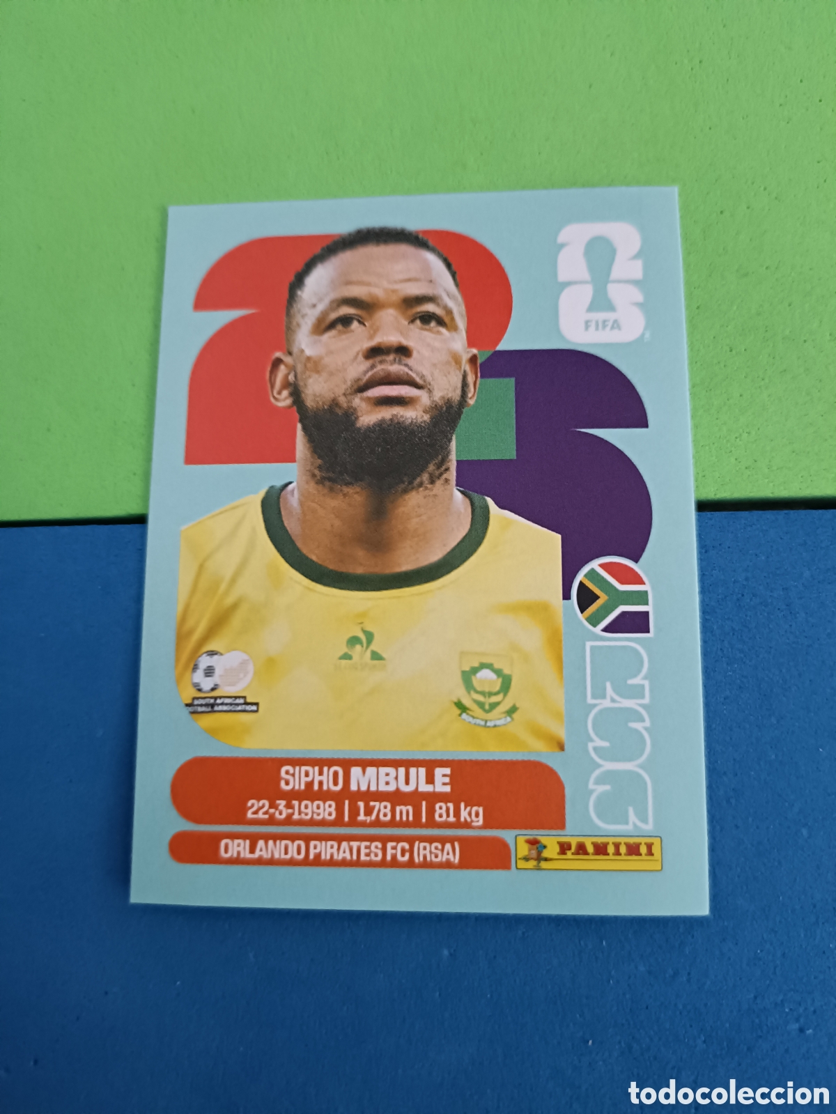 Cromos de f&uacute;tbol: Panini Mundial Fifa World cup 2026 26 sticker - RSA 17 Mbule