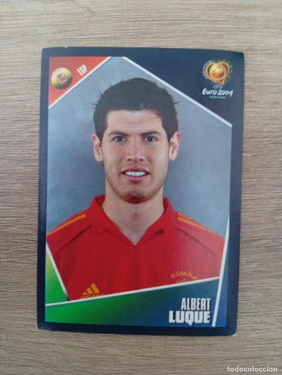 Cromos de f&uacute;tbol: LUQUE 89 ESPA&Ntilde;A EURO 2004 PORTUGAL NUNCA PEGADO SIN PEGAR