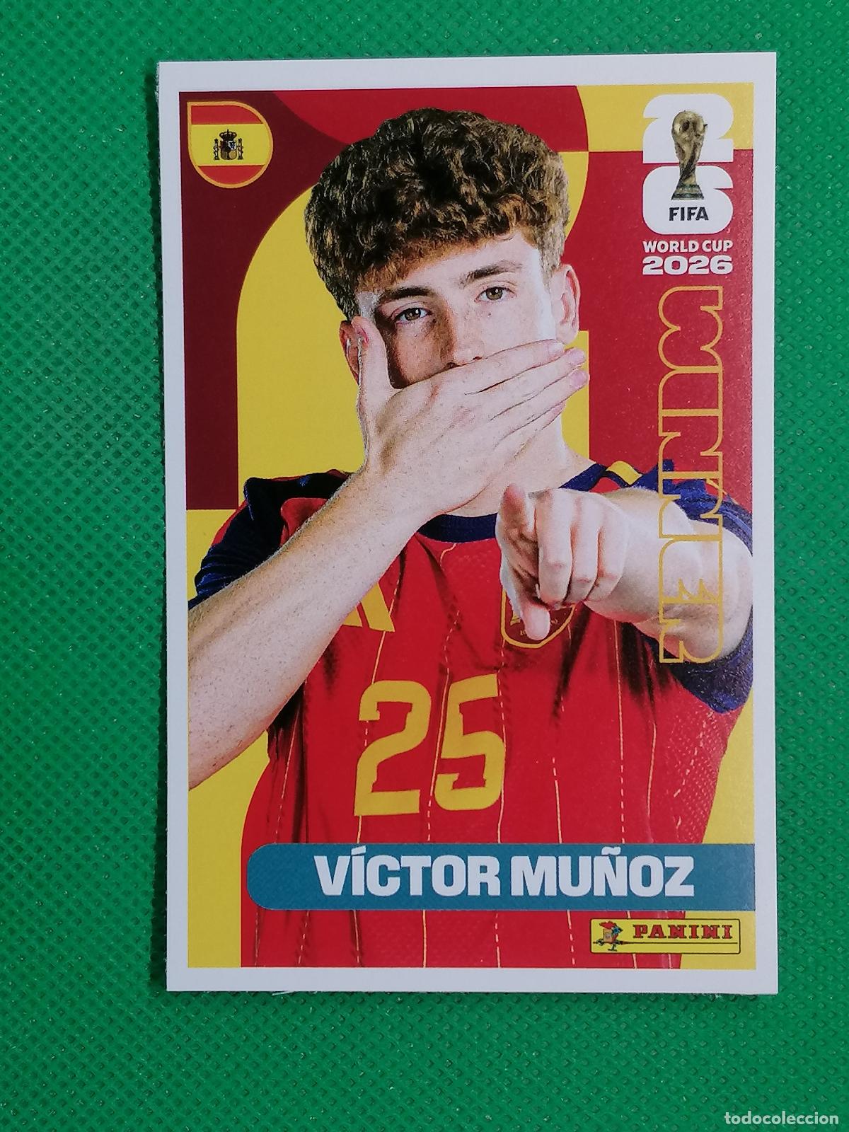 Fu&szlig;ball-Sticker: 26 VICTOR MU&Ntilde;OZ ESPA&Ntilde;A WINNER POSTER ⚽ PANINI FIFA MUNDIAL WORLD CUP 26 2026 STICKER ⚽