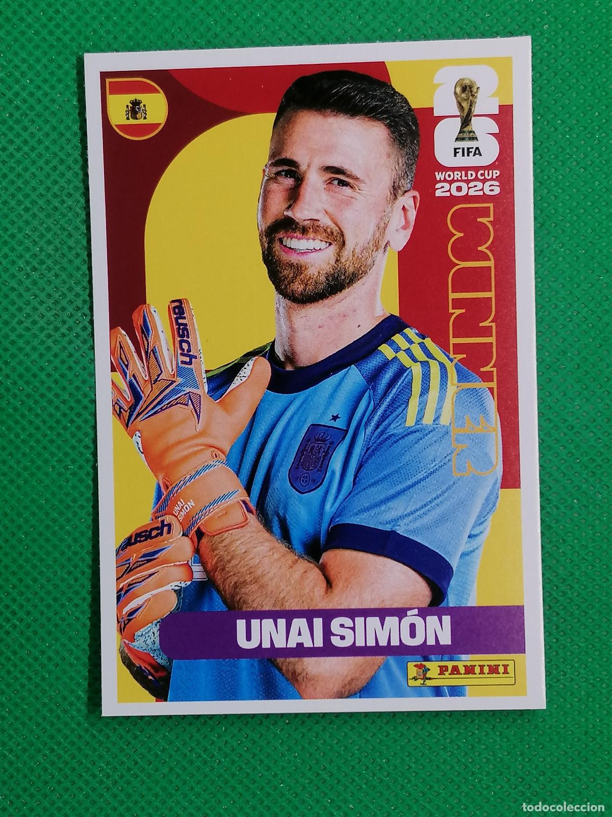 Fu&szlig;ball-Sticker: 24 UNAI SIMON ESPA&Ntilde;A WINNER POSTER ⚽ PANINI FIFA MUNDIAL WORLD CUP 26 2026 STICKER ⚽