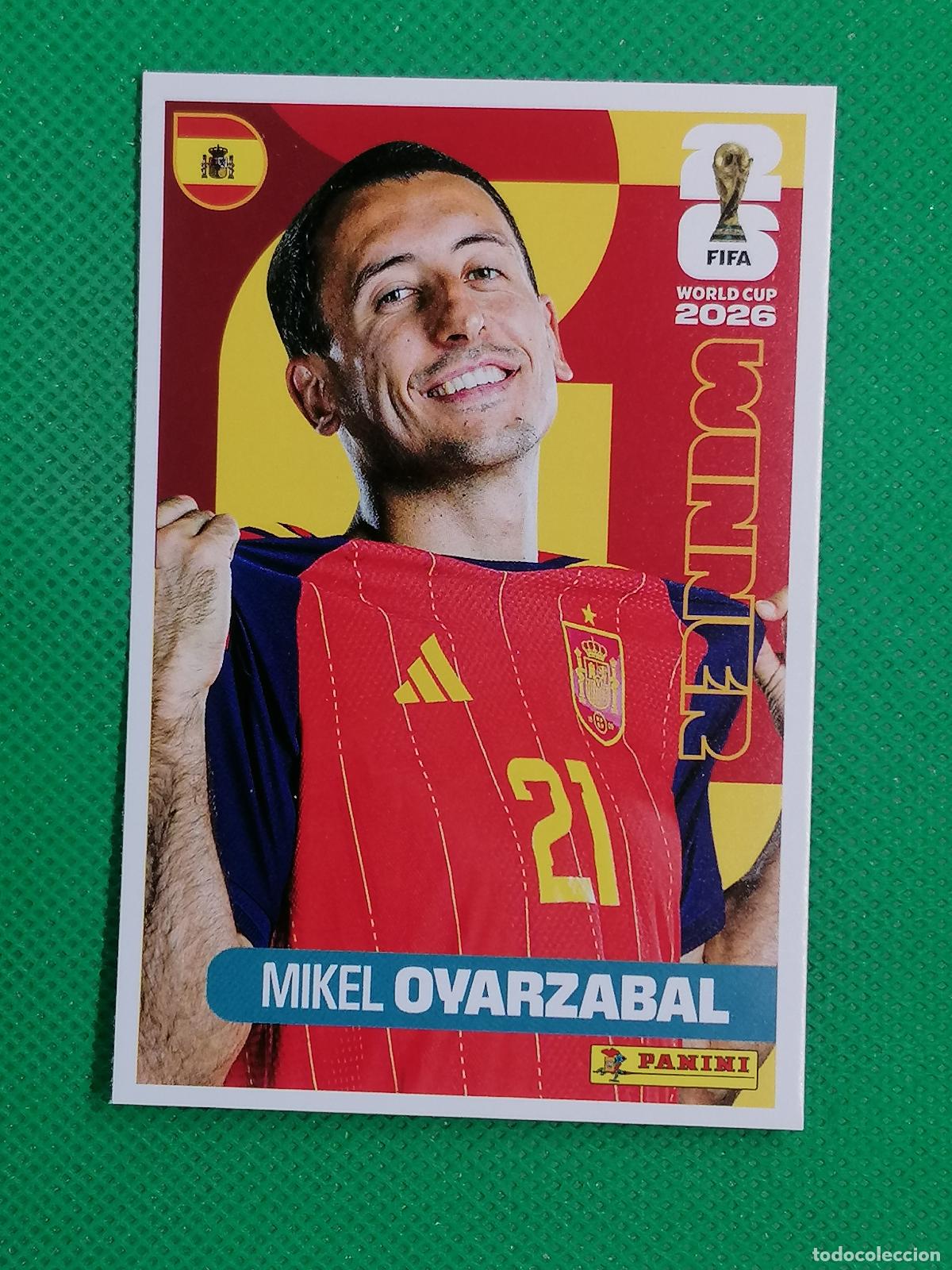 Fu&szlig;ball-Sticker: 22 MIKEL OYARZABAL ESPA&Ntilde;A WINNER POSTER ⚽ PANINI FIFA MUNDIAL WORLD CUP 26 2026 STICKER ⚽