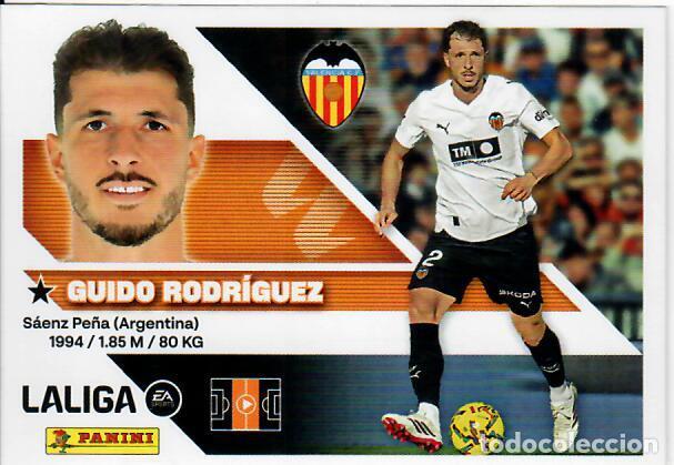 Fu&szlig;ball-Sticker: CROMO PANINI LIGA ESTE 26 27 - N&ordm; 12 - GUIDO RODR&Iacute;GUEZ - VALENCIA